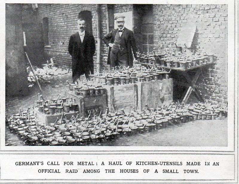WWI--raid on pots and pans694 WWI--raid on pots and pans694