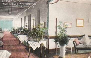 Insane asylum postcard