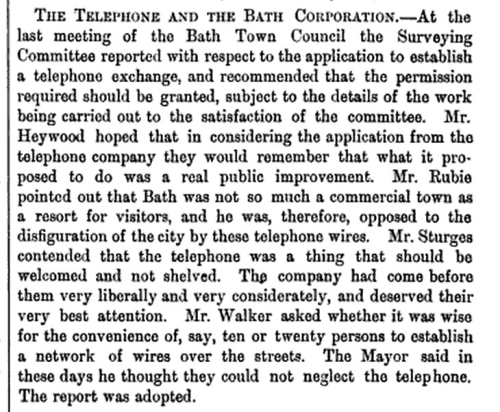 Telephone 1886 The Engineer
